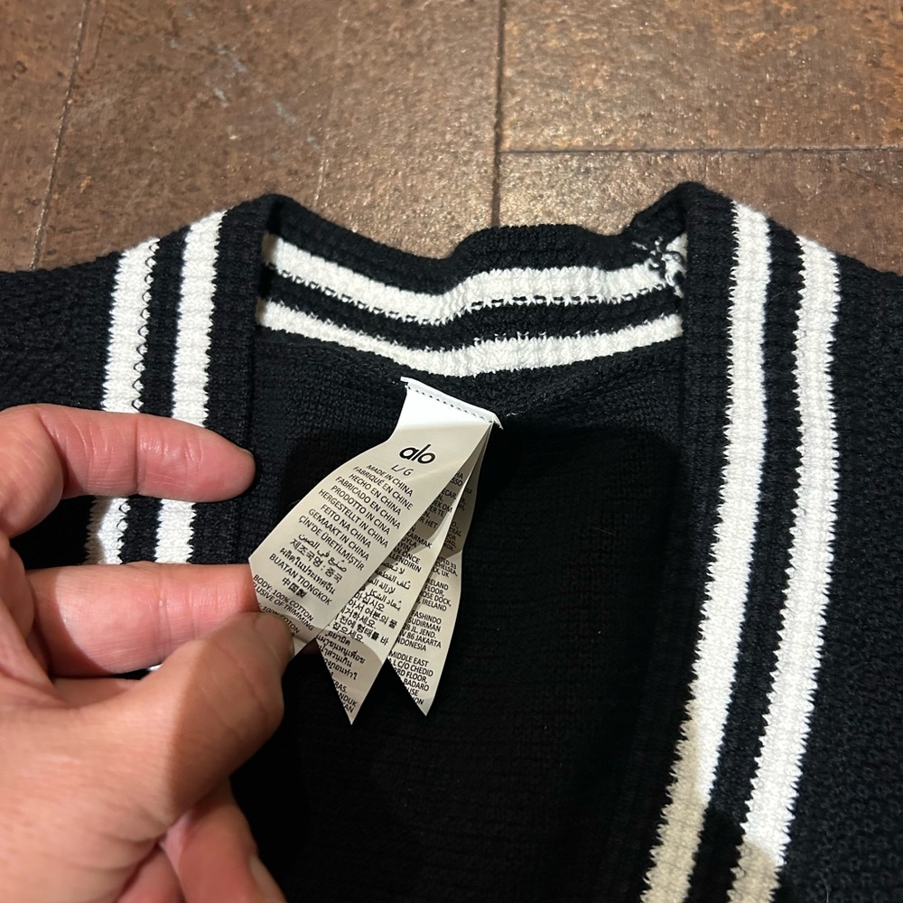 ALO Yoga Tennis Club cardigan XXS XS S M L - Picture 15 of 16